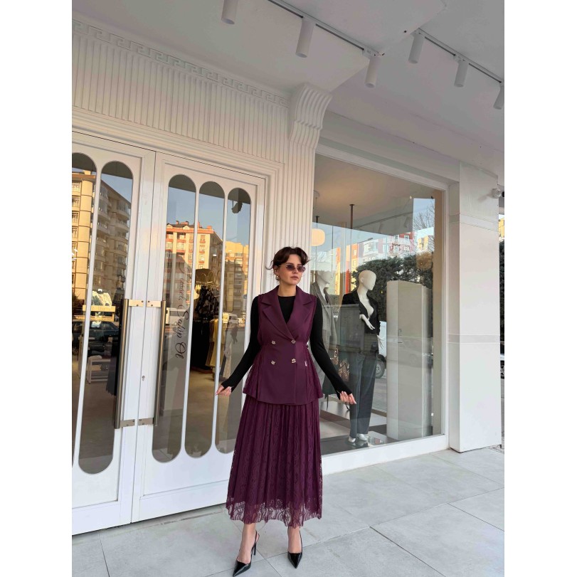 SILVA DANTEL YELEKLİ TAKIM