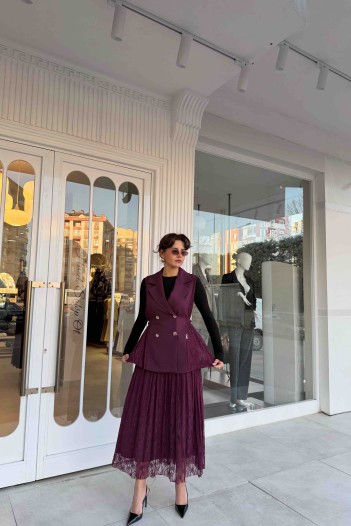 SILVA DANTEL YELEKLİ TAKIM