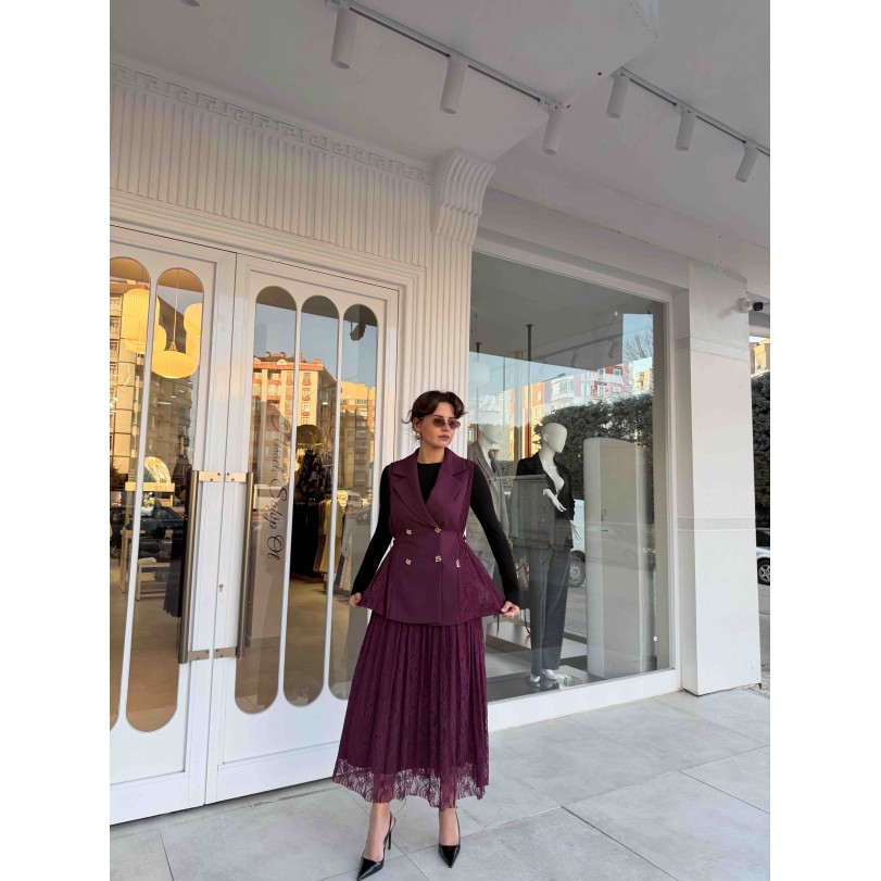 SILVA DANTEL YELEKLİ TAKIM