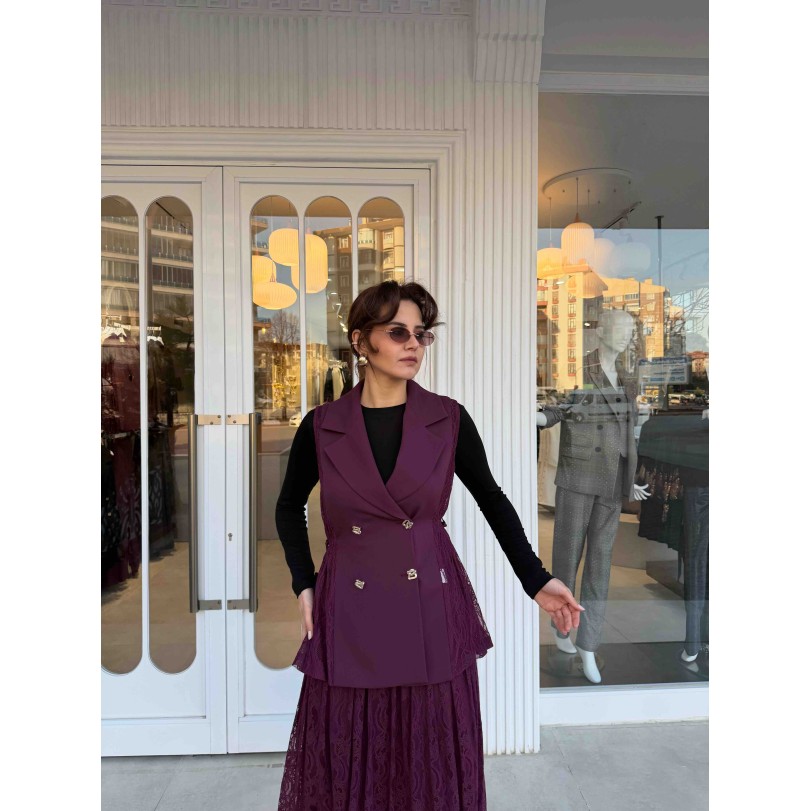 SILVA DANTEL YELEKLİ TAKIM