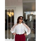 SATEN DANTEL GÖMLEK