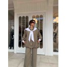 KEIVA ÇİZGİLİ MODERN TAKIM